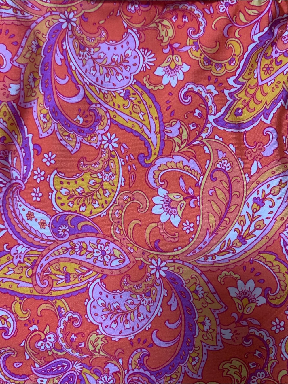 Sunshine 79 swimsuit - pink paisley tankini set with high rise swim shorts, 6 - Picture 3 of 13